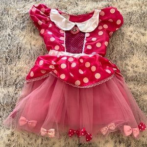 Minnie Mouse dress costume 4-6size
